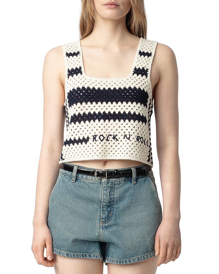 

Топ Dillie Co Zadig & Voltaire, слоновая кость/кремовый
