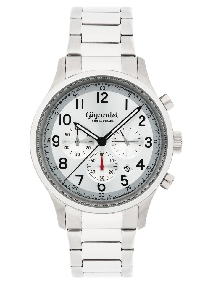 

Gigandet Кварцевые часы-хронограф "EFFICIENCY" серебристого цвета