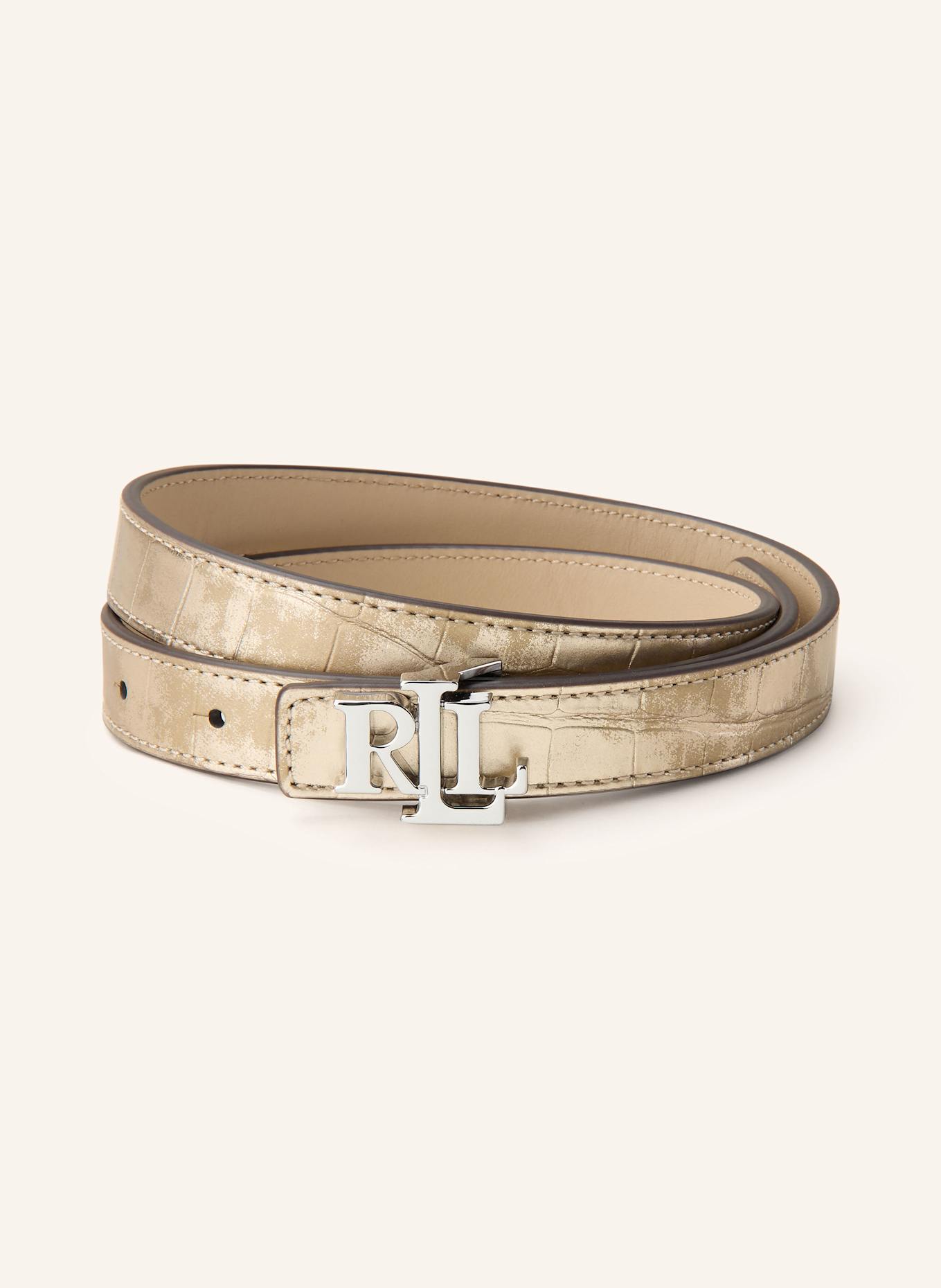 

Кожаный ремень Lauren Ralph Lauren, золотой