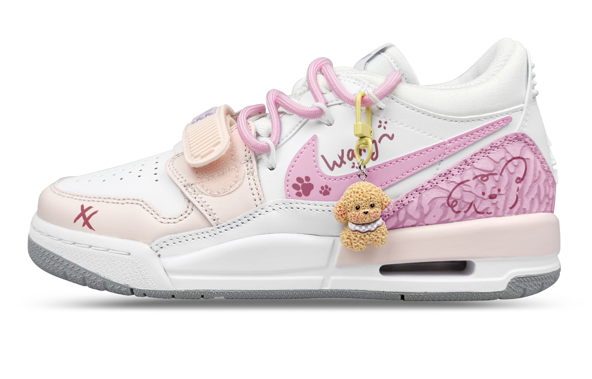 Jordan Legacy 312 Pink Purple Dog Low top Kids' Skateboarding Shoes Teenagers — фото 3