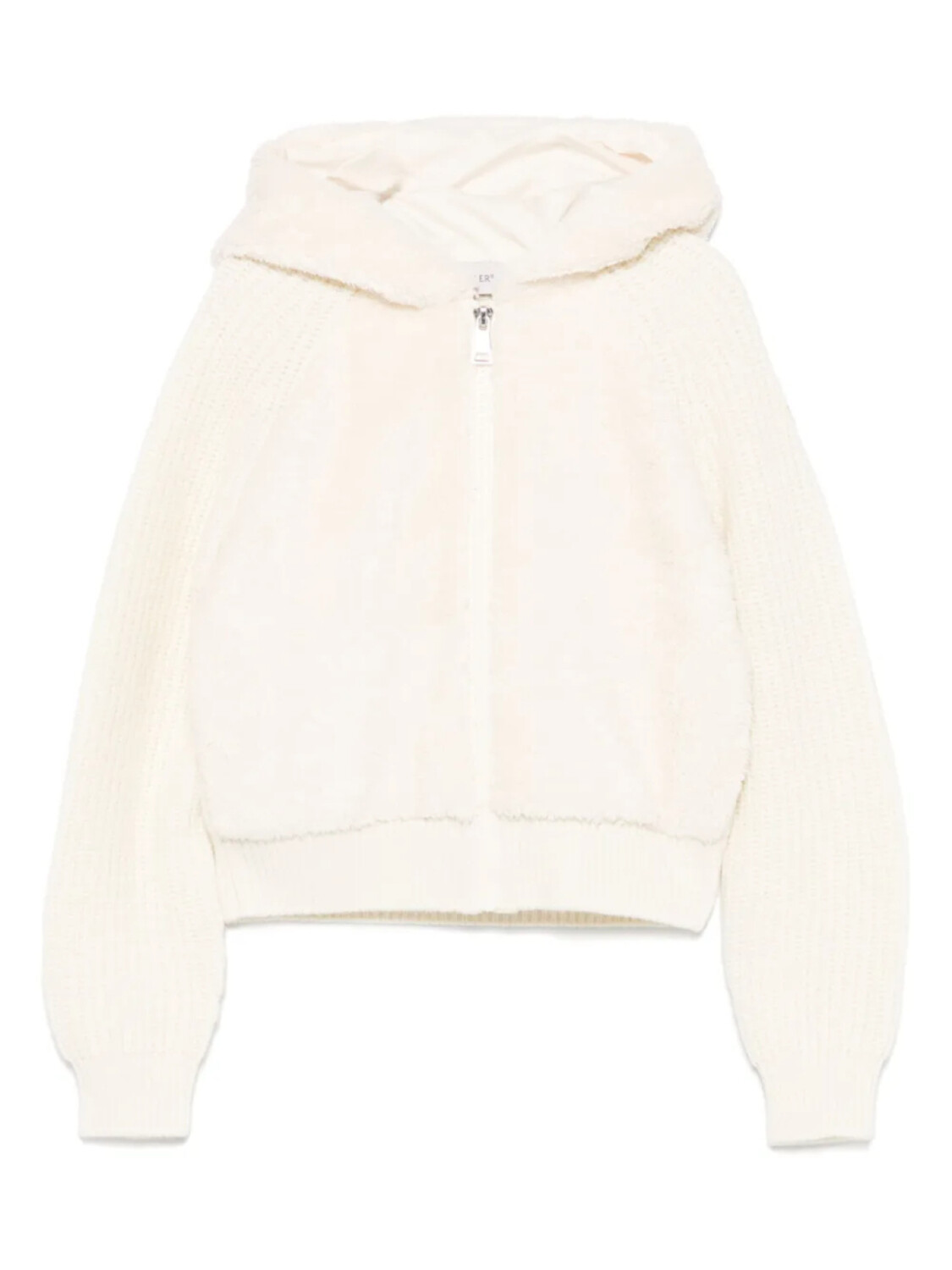 Moncler Enfant трикотажная толстовка с капюшоном, нейтральный
