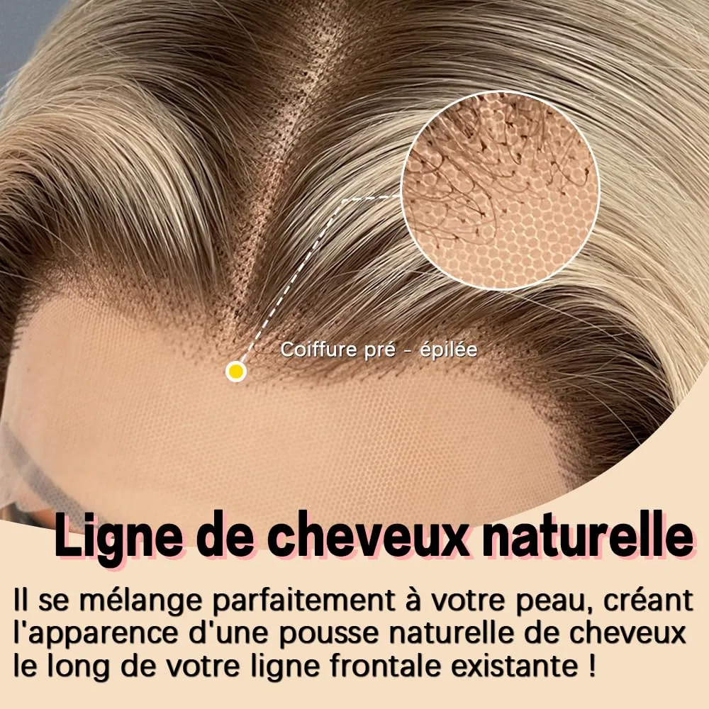 Парик-каре из натуральных волос «Vanilla Blonde» с плотностью 180% Afinska — фото 2