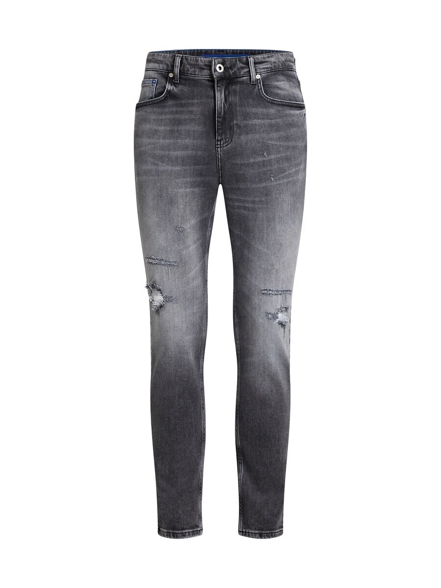 

Джинсы KARL LAGERFELD JEANS Slim fit Jeans Distressed, темно-серый