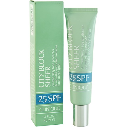 

City Block Sheer Spf 25 Безмасляное ежедневное средство для защиты лица, 40 мл, Clinique