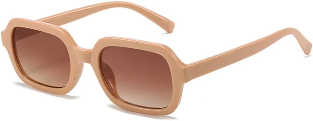 

Солнцезащитные очки для мужчин и женщин - защита UV400 - леопардовый принт, маленькая оправа, градиентные линзы, для занятий спортом на открытом воздухе и вождения DSVIGF, Khaki Tea Gradient