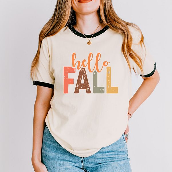 

Футболка с принтом Hello fall Simply Sage Market, Vintage Black, Черный, Футболка с принтом Hello fall Simply Sage Market, Vintage Black
