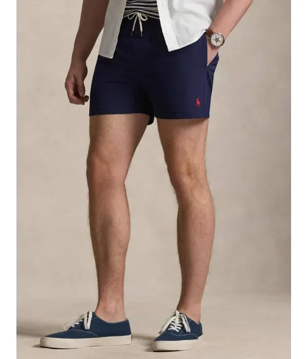 Пляжные шорты slim fit Polo Ralph Lauren, темно-синий