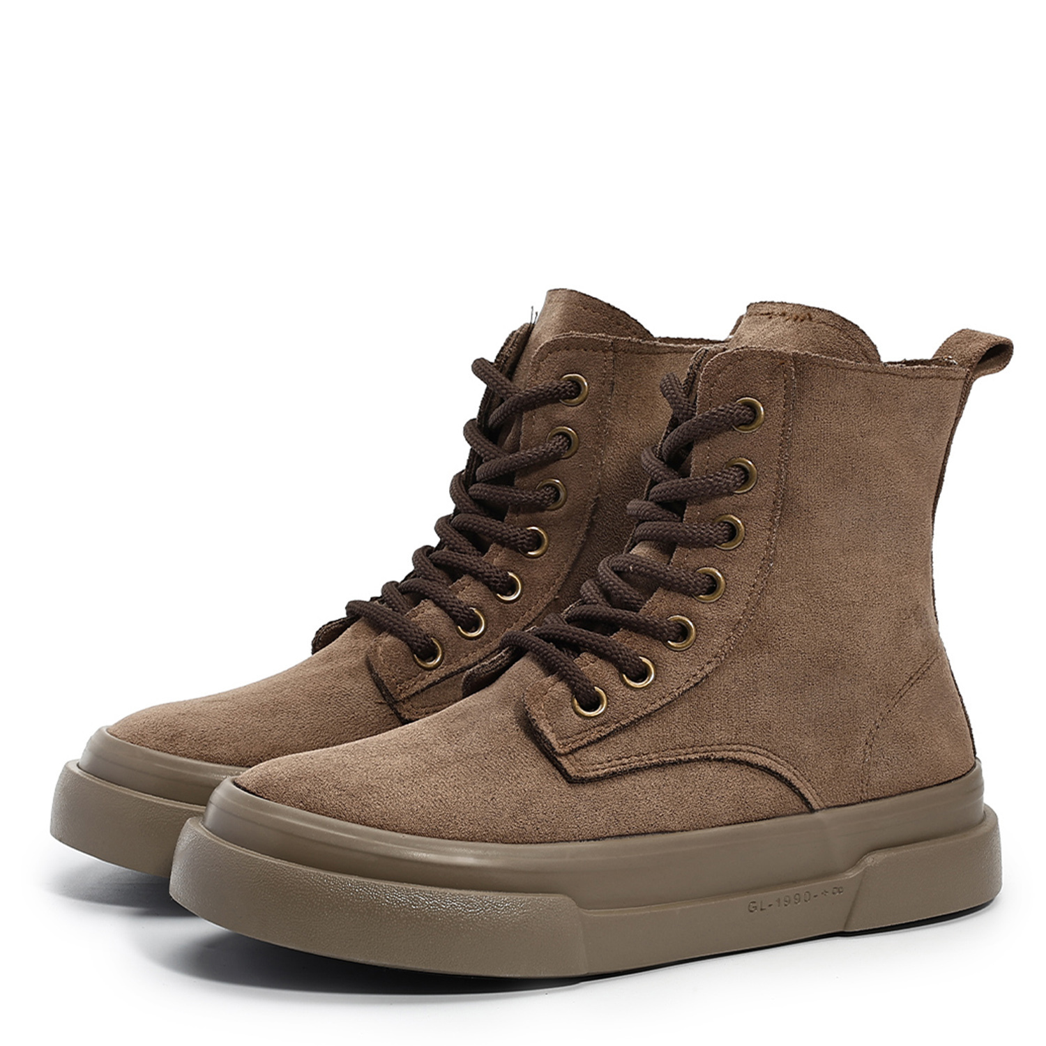 Feiyue Женские полусапожки верблюжьего коричневого цвета, цвет Brown — фото 4