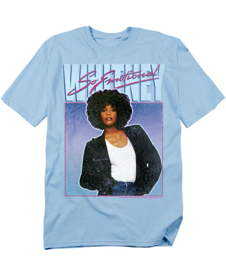 

Мужская футболка "So Emotional" Whitney Houston, Light blue, Синий, Мужская футболка "So Emotional" Whitney Houston, Light blue