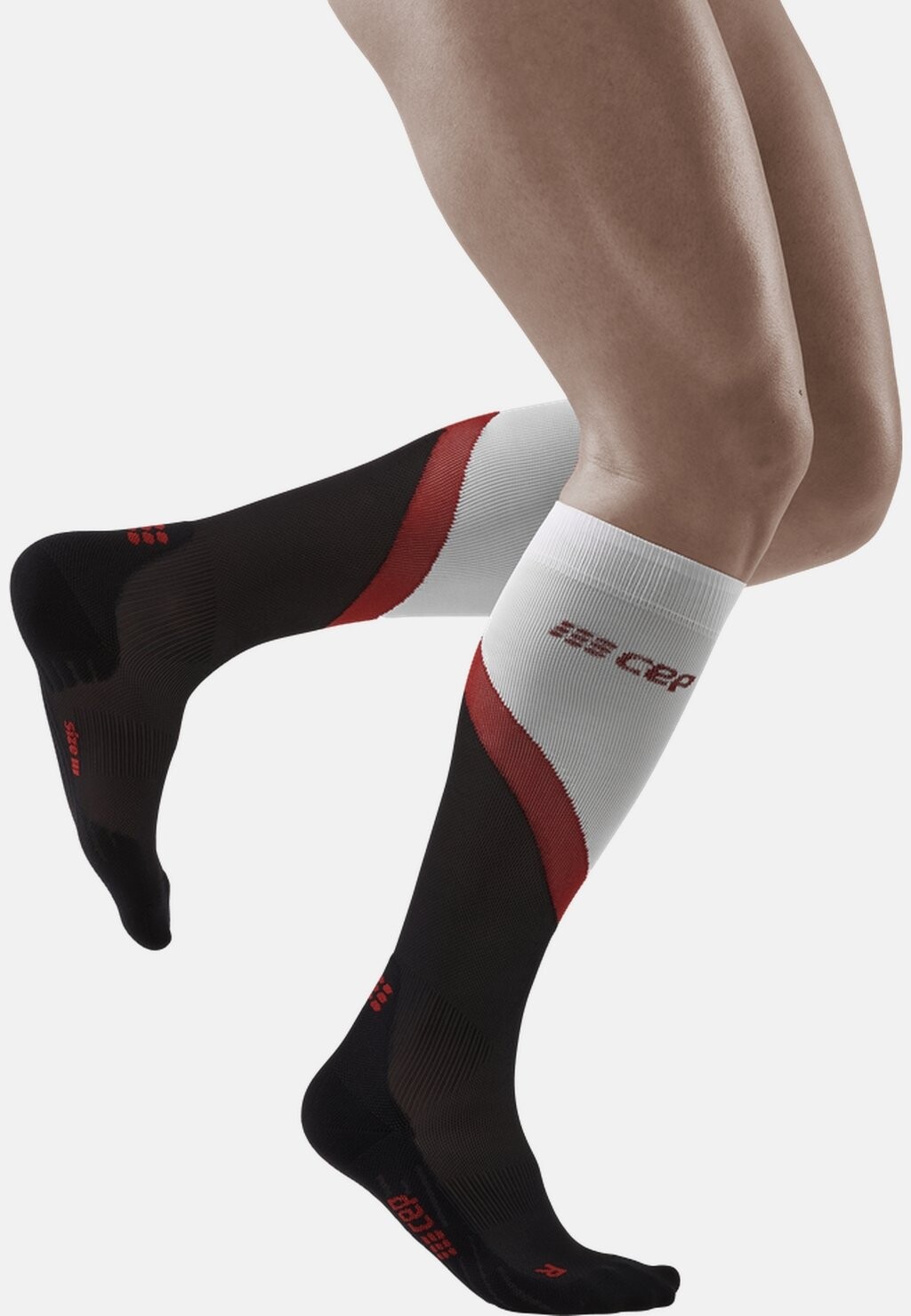 

Носки выше колена COMPRESSION CHEVRON MADE IN GERMANY CEP, черный