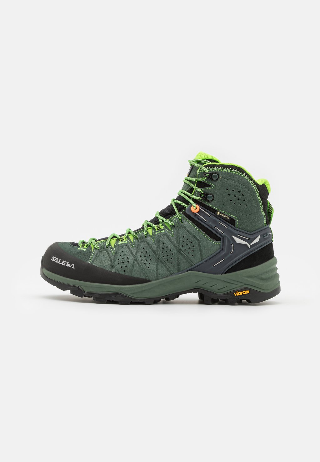 

Походная обувь MS ALP TRAINER 2 MID GORE TEX Salewa, зеленый