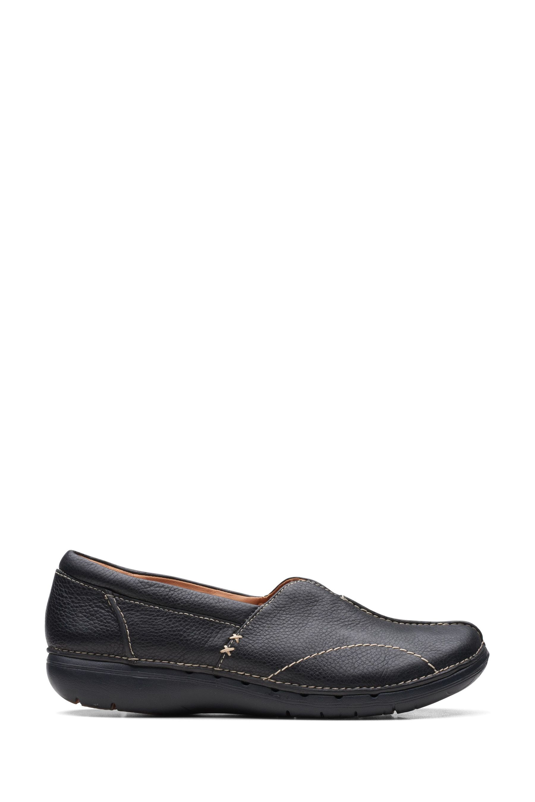 

Кожаные туфли Un Loop Stride Clarks, черный