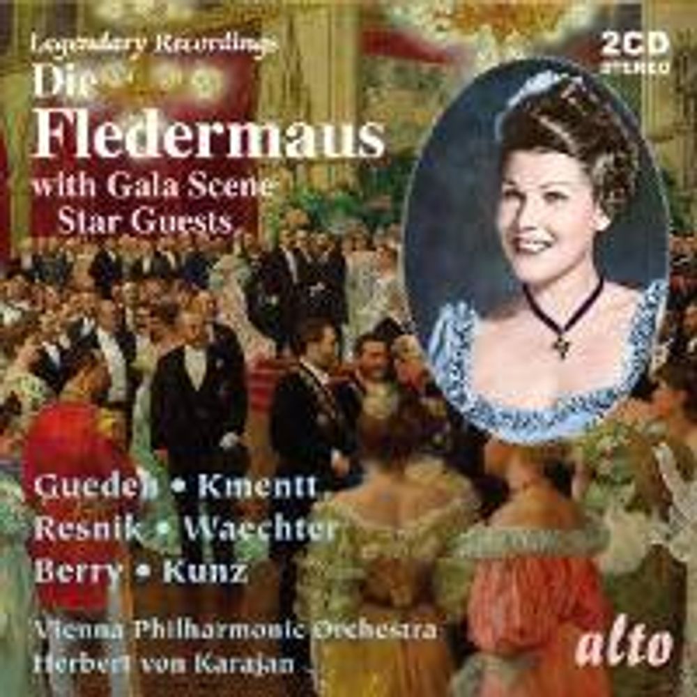 

Диск CD J. Strauss II: Die Fledermaus - Johann Strauss II, Hilde Gueden, Waldemar Kmentt, Regina Resnik, Eberhard Wächter, Walter Berry, Erich Kunz