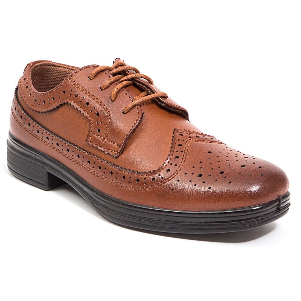 

Детское платье Ace Wing Tip Оксфорды Little/Big Kid Deer Stags, цвет luggage