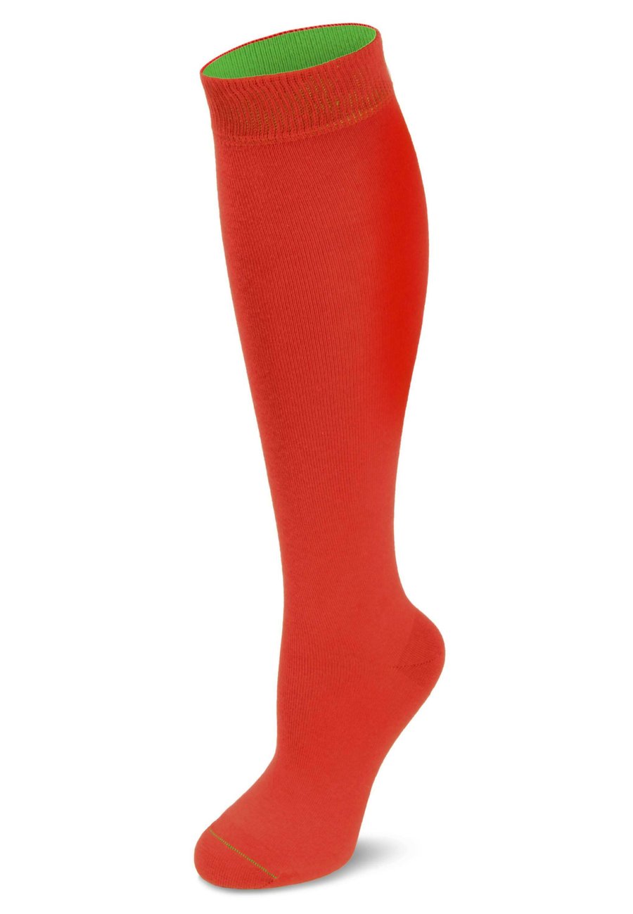 

Носки Normani KNEE HIGH SOCKS BI-COLOR, Rot/Apfelgrün/Red