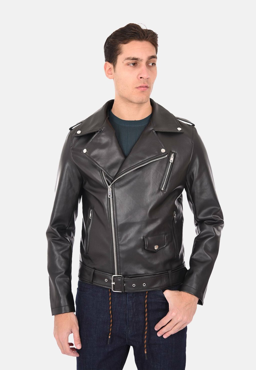 

Куртка из искусственной кожи CHIODO BIKER Ciabalù, черный