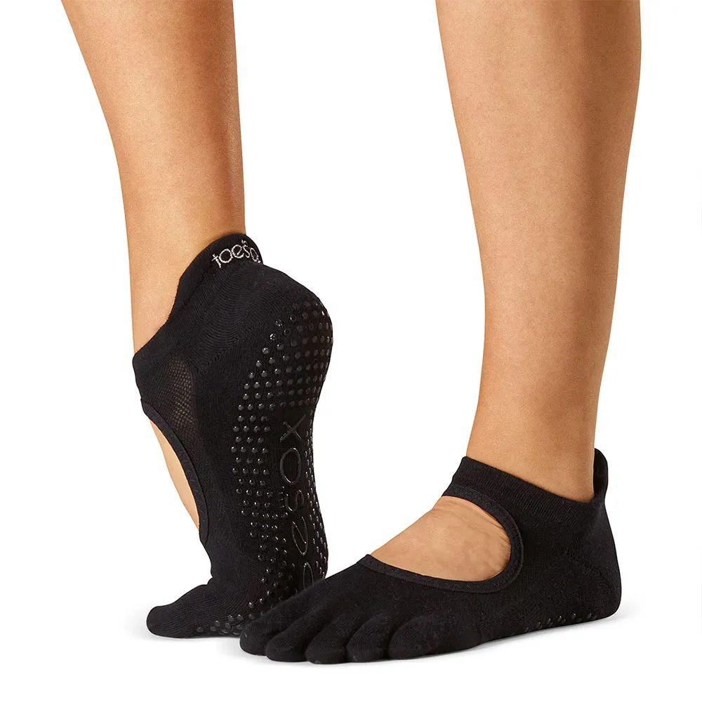 

Носки Toesox Grip Full Toe Bellarina short, черный