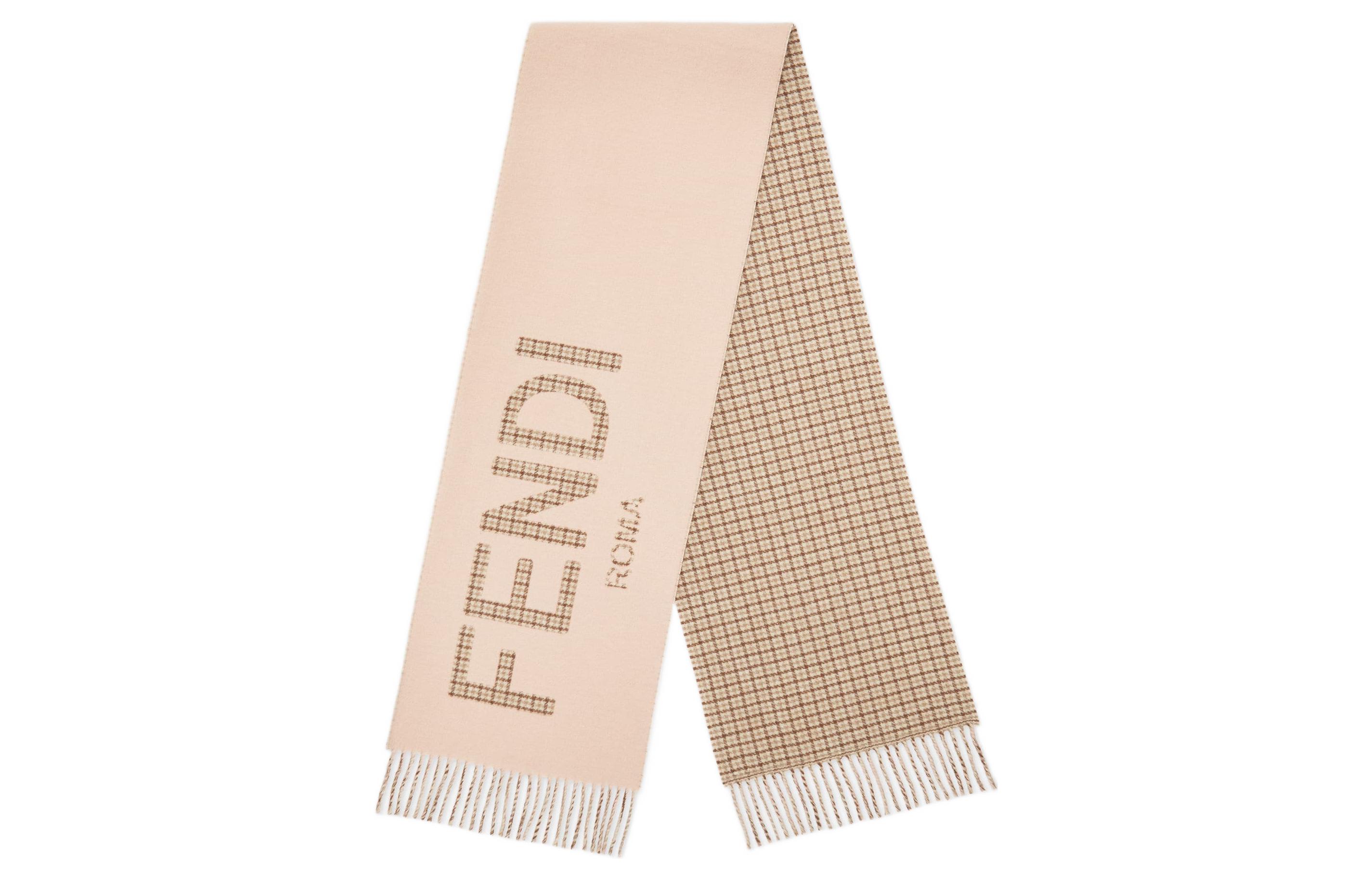 

FENDI Вязаный шарф женский, Beige