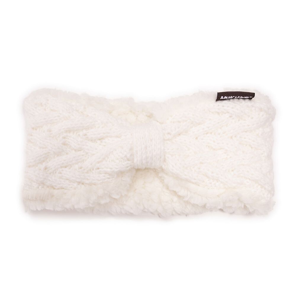 

Женская повязка на голову MUK LUKS с кабелем-бабочкой, цвет Ivory