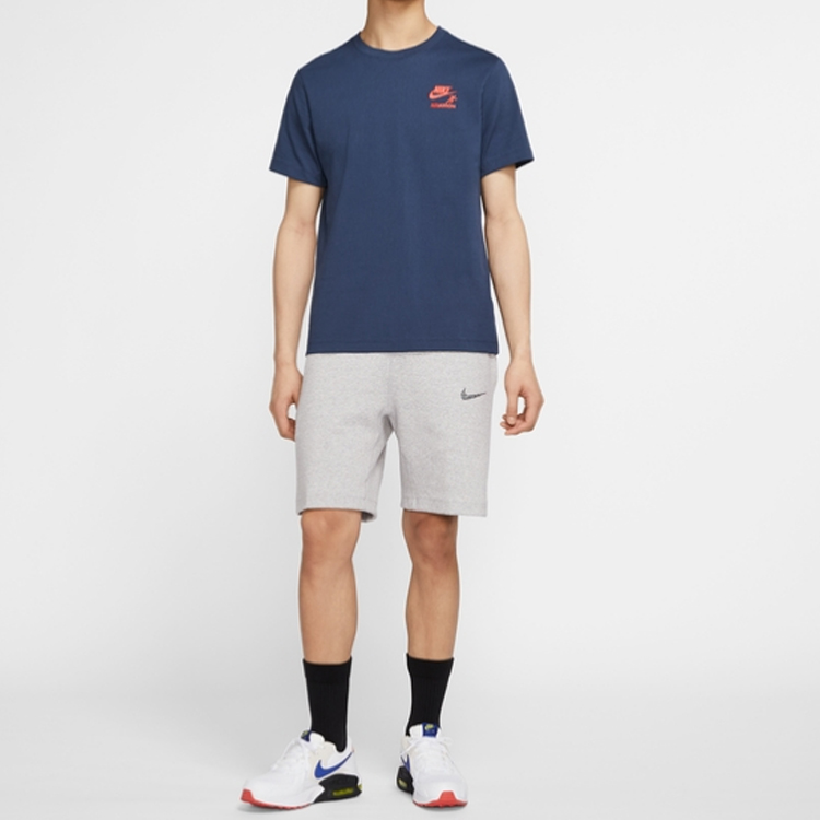 Футболка мужская Deep Navy Blue Nike, Dark Navy Blue — фото 4
