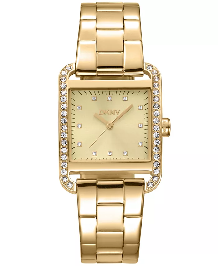 

Женские часы-браслет City Glitz с позолоченным корпусом из нержавеющей стали, 35 мм DKNY