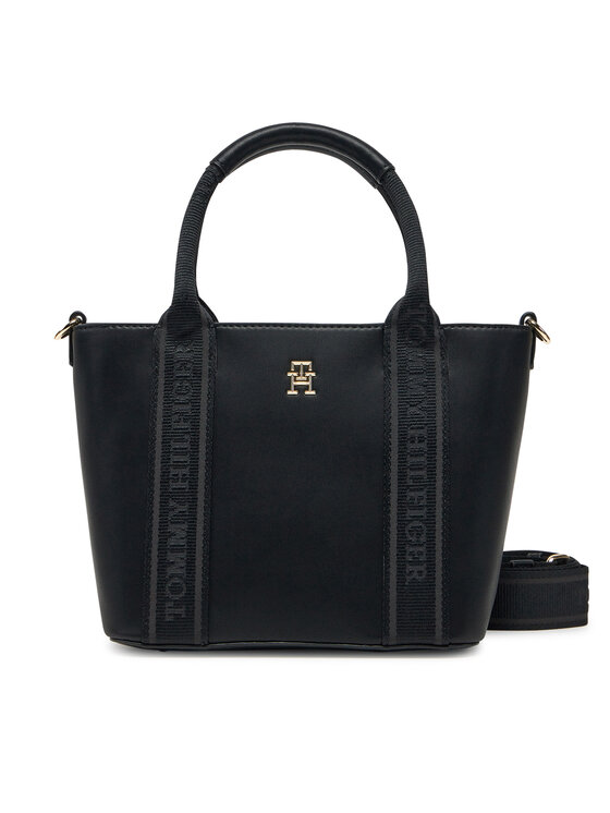

Сумочка Th Logotape Mini Tote AW0AW17201 Tommy Hilfiger, черный