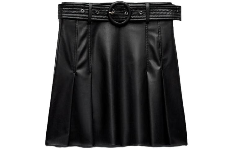 

Повседневная юбка женская черная Zara