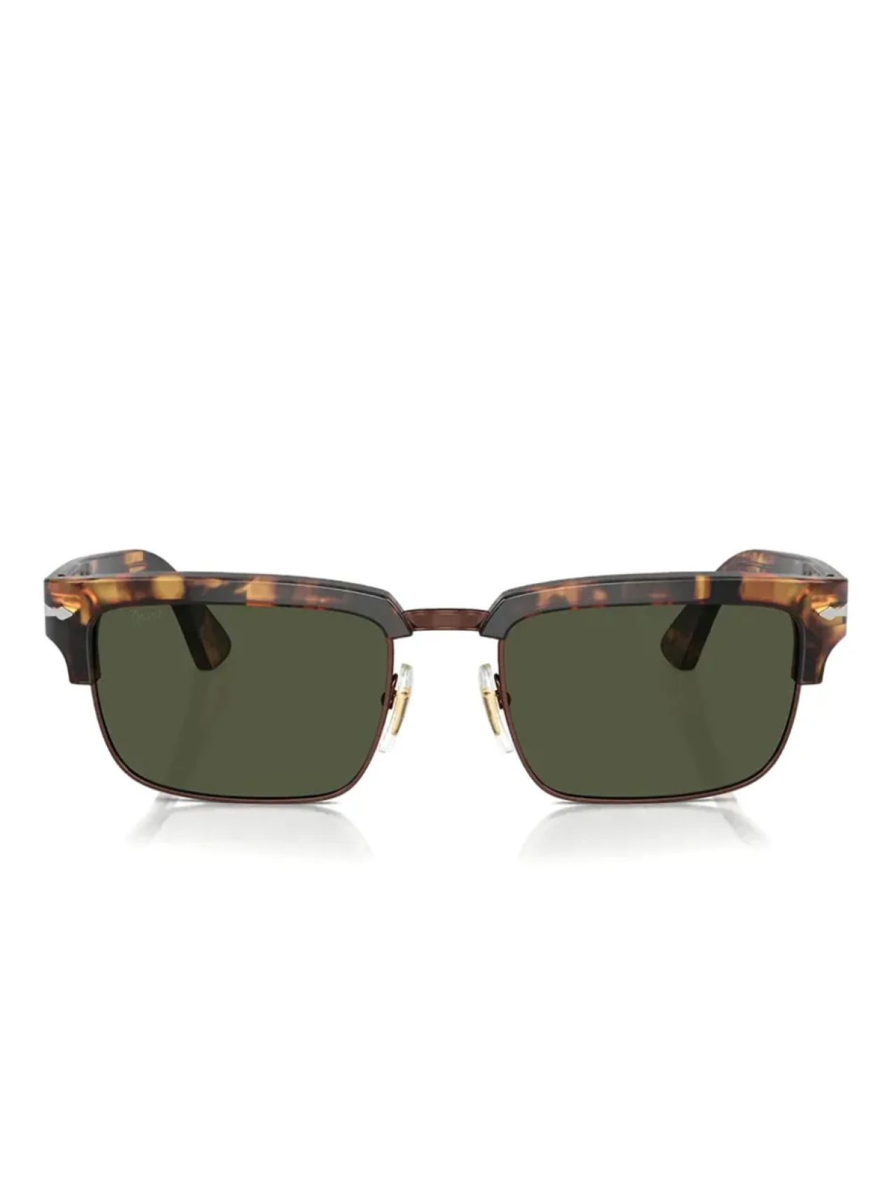 

Солнцезащитные очки с эффектом черепаховой кожи Persol, коричневый