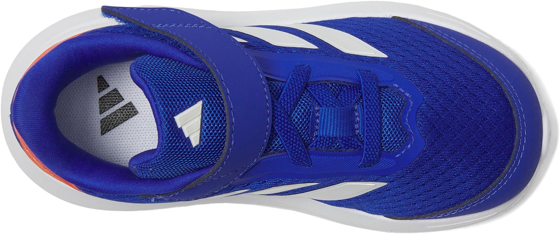 Кроссовки Adidas Kids Duramo SL 2.0 Elastic Lace Sportswear Shoes, Lucid Blue/Zero Metallic/Impact Orange — фото 2