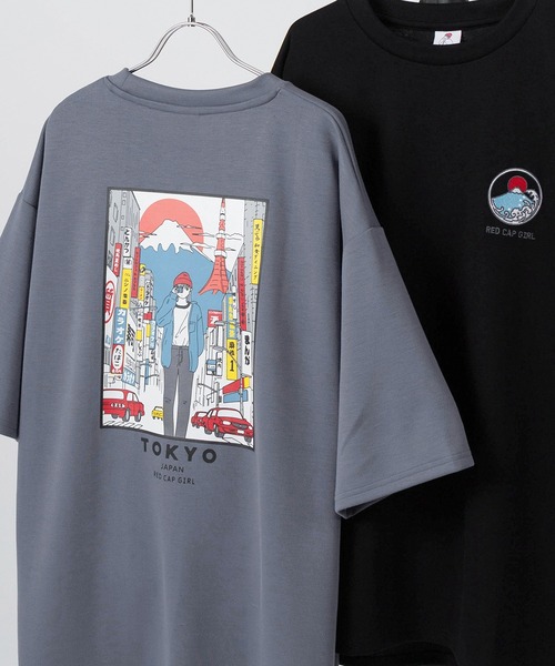 

Футболка унисекс с принтом в японском стиле, бренд Red Cap Girl