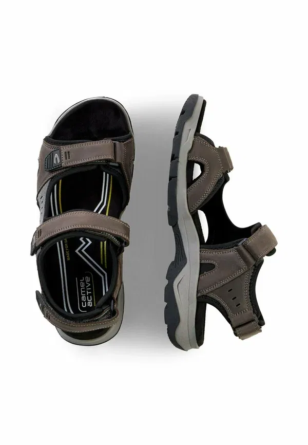 Сандалии кожаные Camel Active Walking Sandals, темно-серый — фото 3