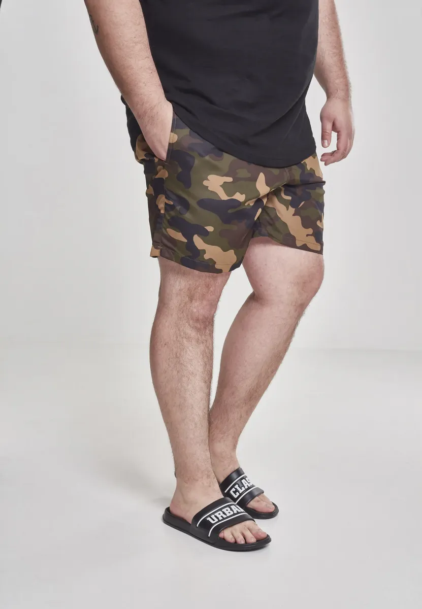 

Шорты для плавания URBAN CLASSICS " Urban Classics Men's Camo Swim Shorts", цвет Woodcamo