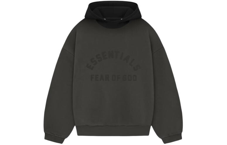 

Толстовка с капюшоном из нейлонового флиса Fear Of God Essentials, черный