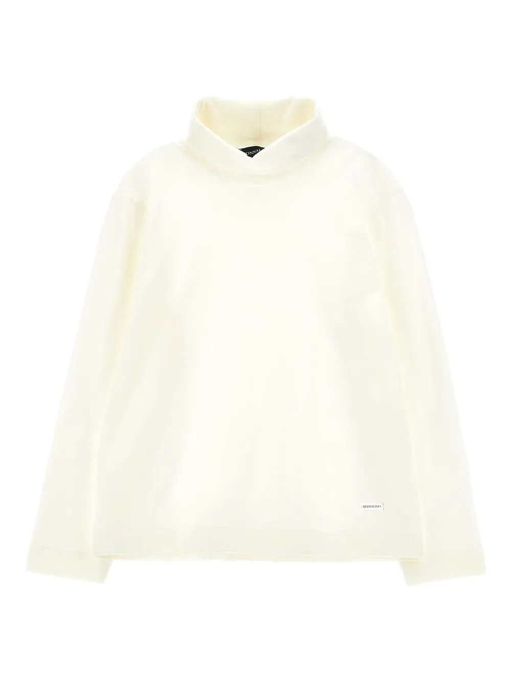 

Топ с высоким воротником и длинными рукавами Monnalisa, бежевый