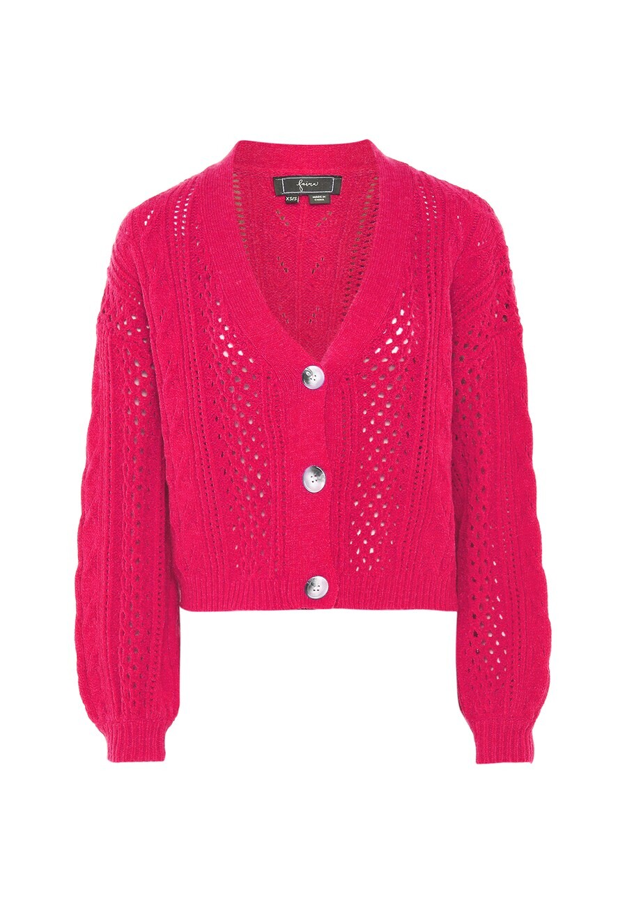 

Вязаный кардиган faina Knit Cardigan, розовый
