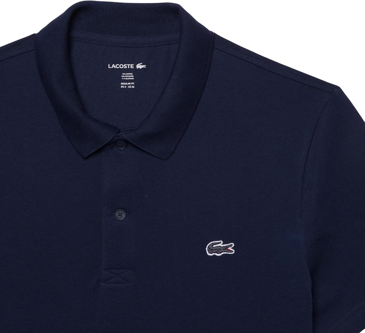 Lacoste мужская поло Regular Fit из хлопкового микса, Navy Blue — фото 2