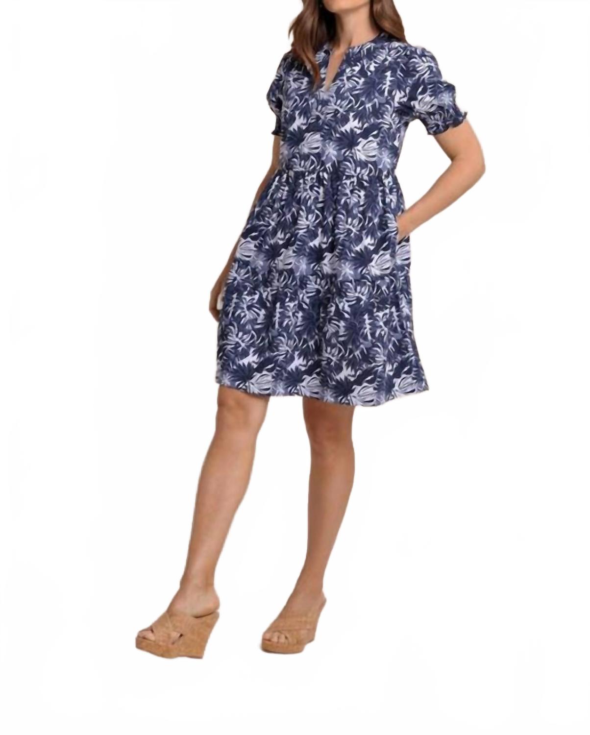 

SOUTHERN TIDE Платье Mina Grand Palms, синее платье