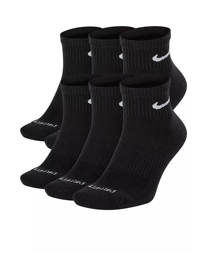 

Унисекс, 6 шт. Носки Dri-FIT Quarter Nike, черный