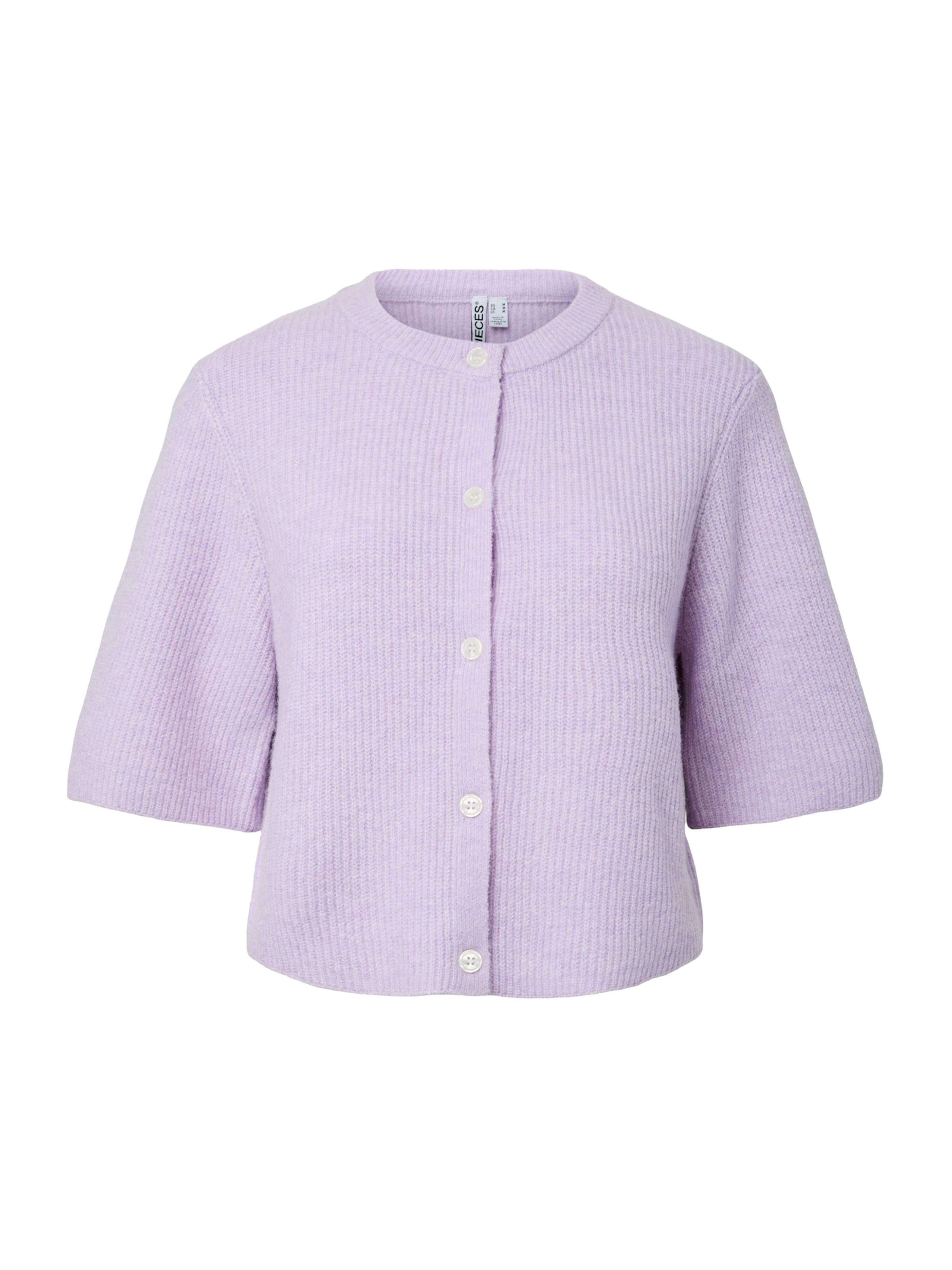 

PIECES Кардиган 'PCSILLY' в пастельно-фиолетовом цвете