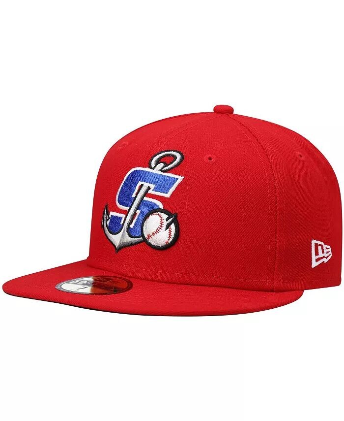 

Мужская красная шляпа Stockton Ports Authentic Collection Team Home 59FIFTY Fitted Hat New Era