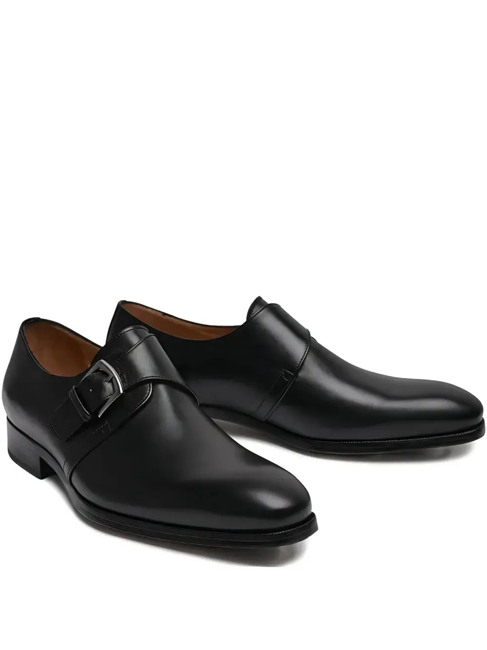 

Туфли-монки с миндалевидным носком Loja Das Meias, черный