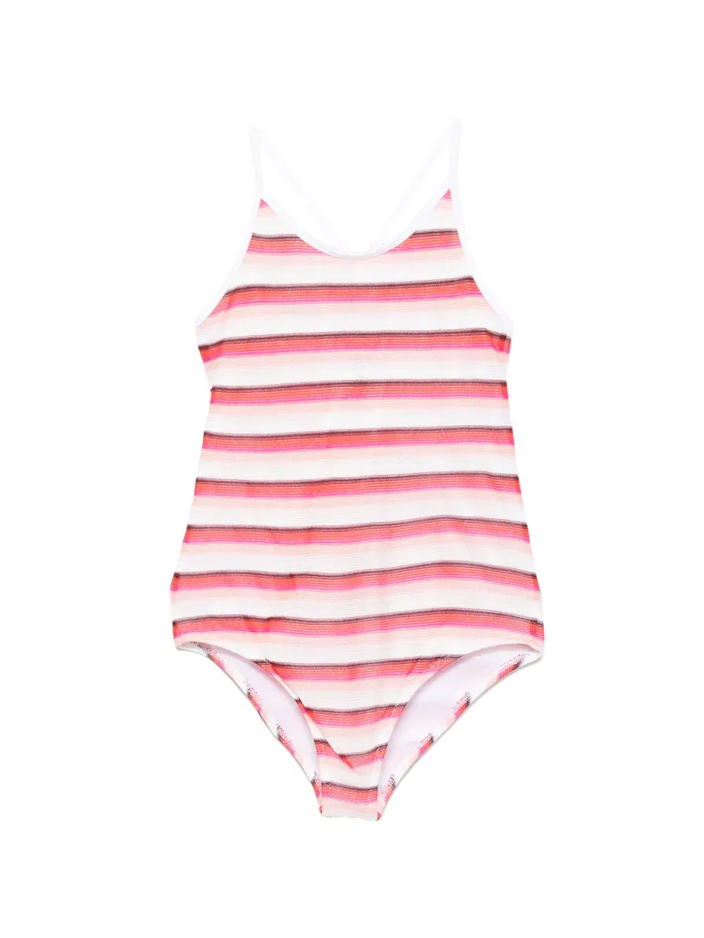 Купальник в полоску Missoni Kids, розовый