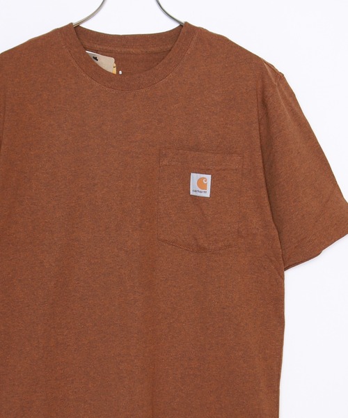

Футболка с коротким рукавом, карманом и нашивкой Carhartt, коричневый