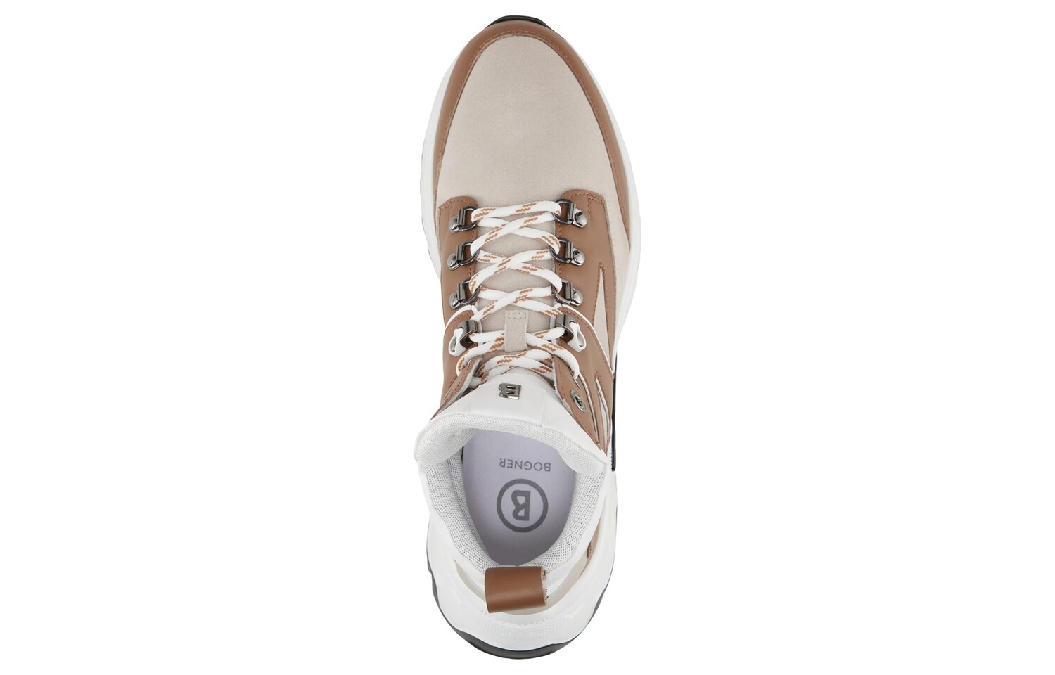 Мужская обувь Lifestyle High-top Brown/White Bogner — фото 4