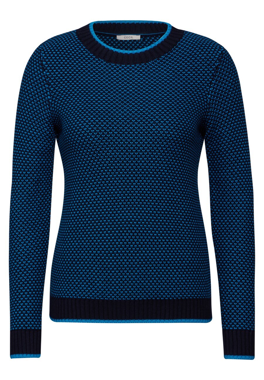 

Тонкий вязаный свитер CECIL Sweater, королевский синий