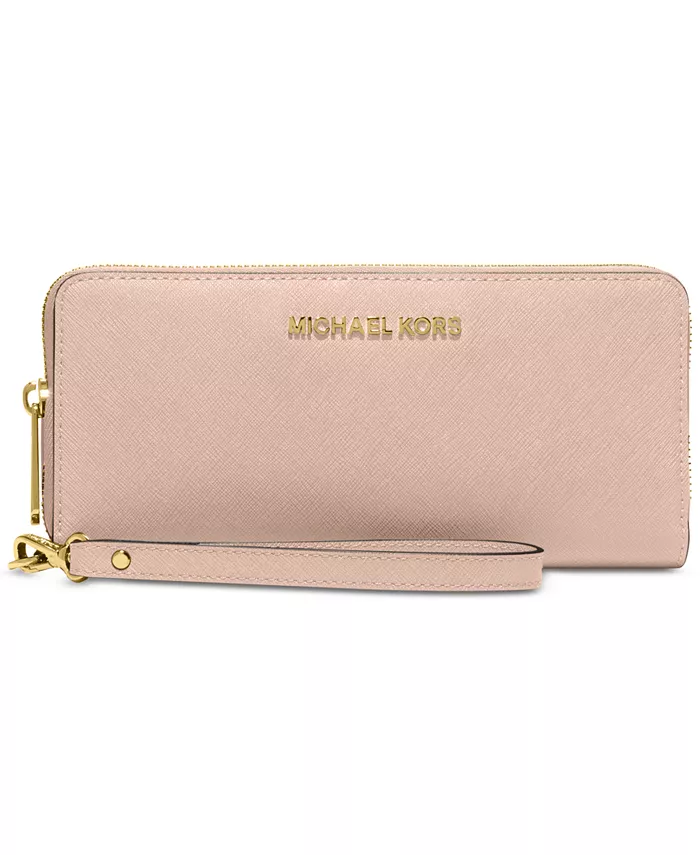 

Кошелек для путешествий Jet Set Travel Continental Michael Kors, розовый