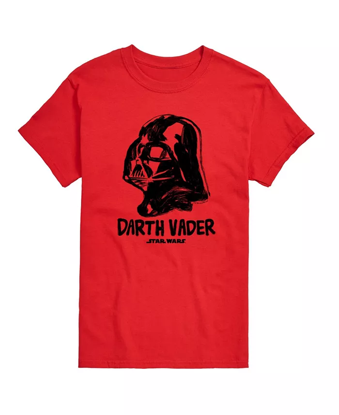 

Мужская футболка с коротким рукавом Star Wars Darth Vader AIRWAVES, красный
