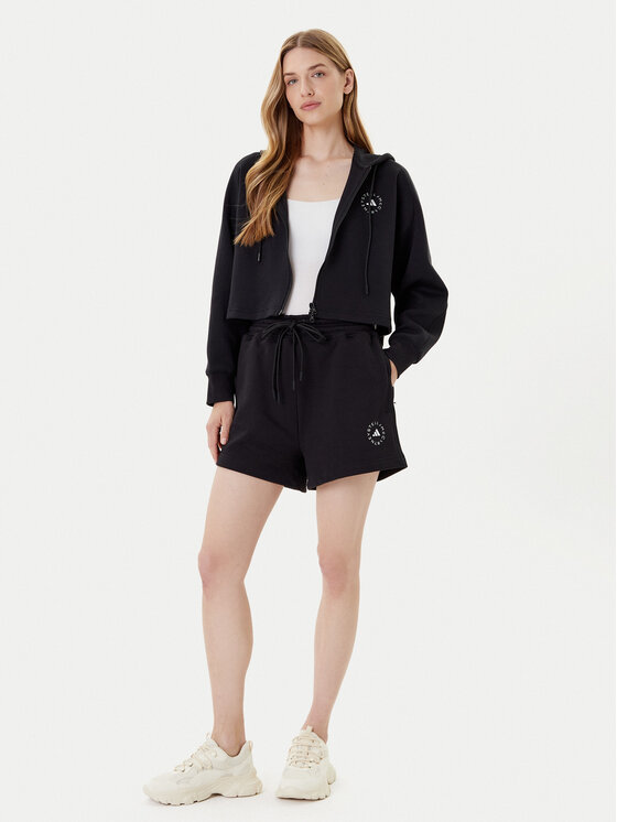 Спортивные шорты loose fit True Casuals IK9093 Adidas By Stella Mccartney, чёрный — фото 2