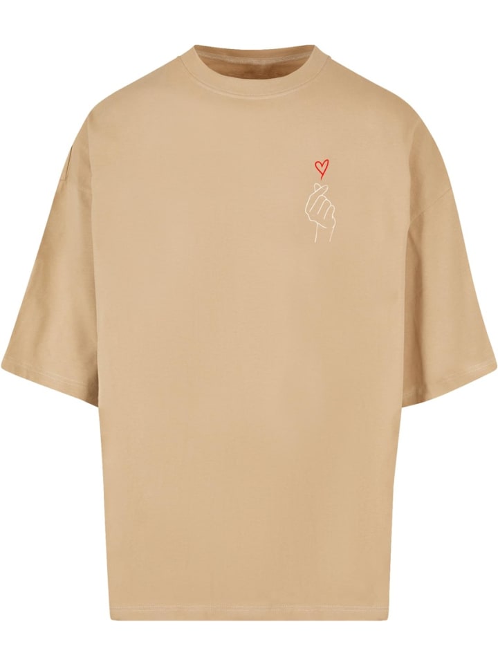 

Футболка K Heart Huge Tee Merchcode, бежевый