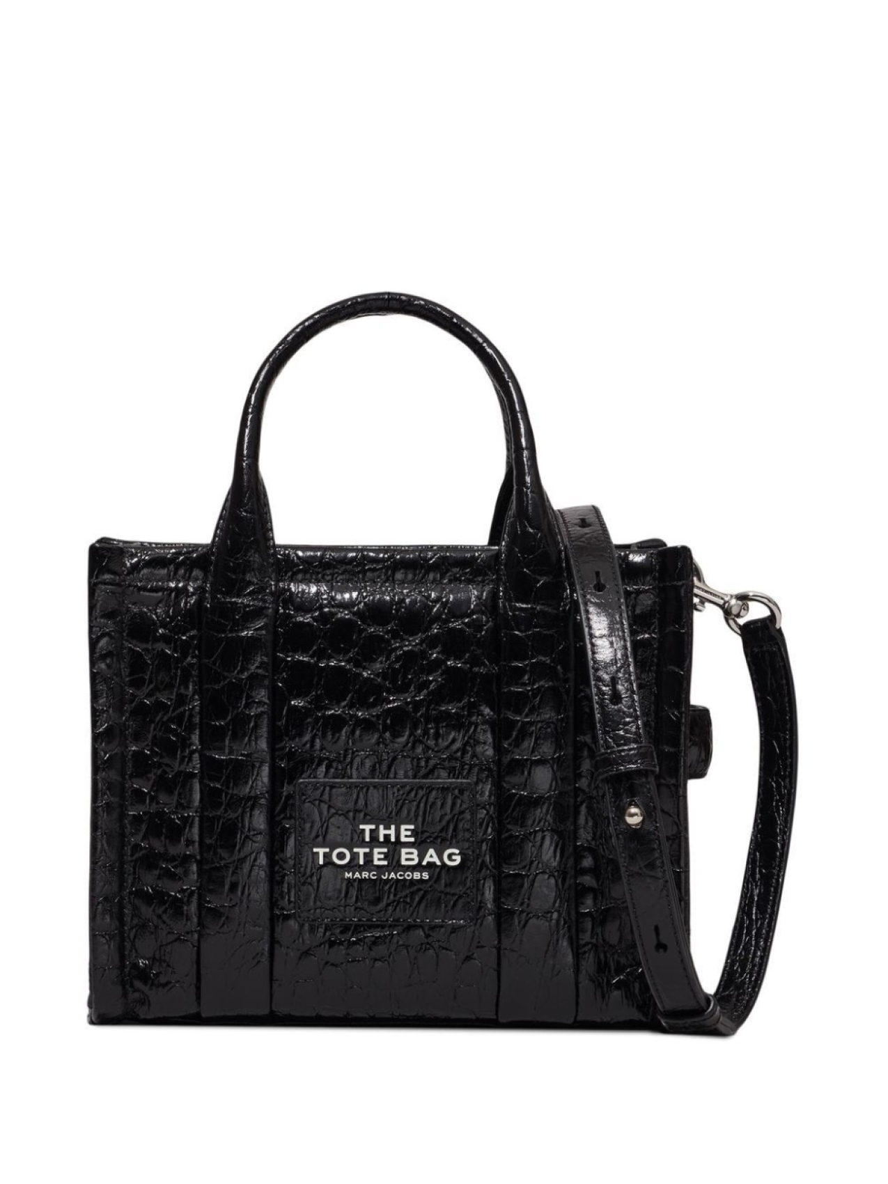 

Marc Jacobs маленькая сумка The Croc-Embossed Tote, черный